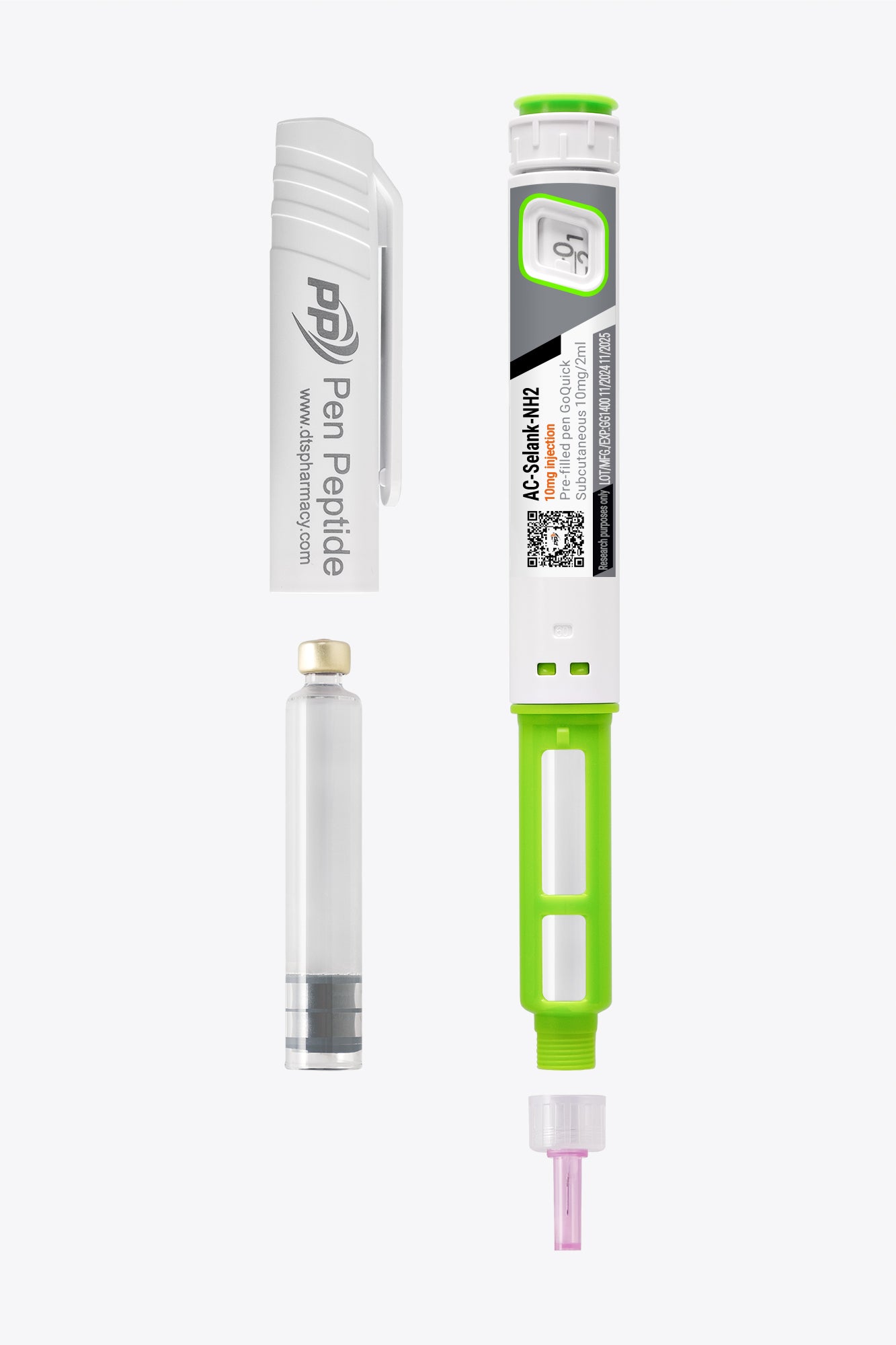 Пептид AC-Selank-NH2 в писалка