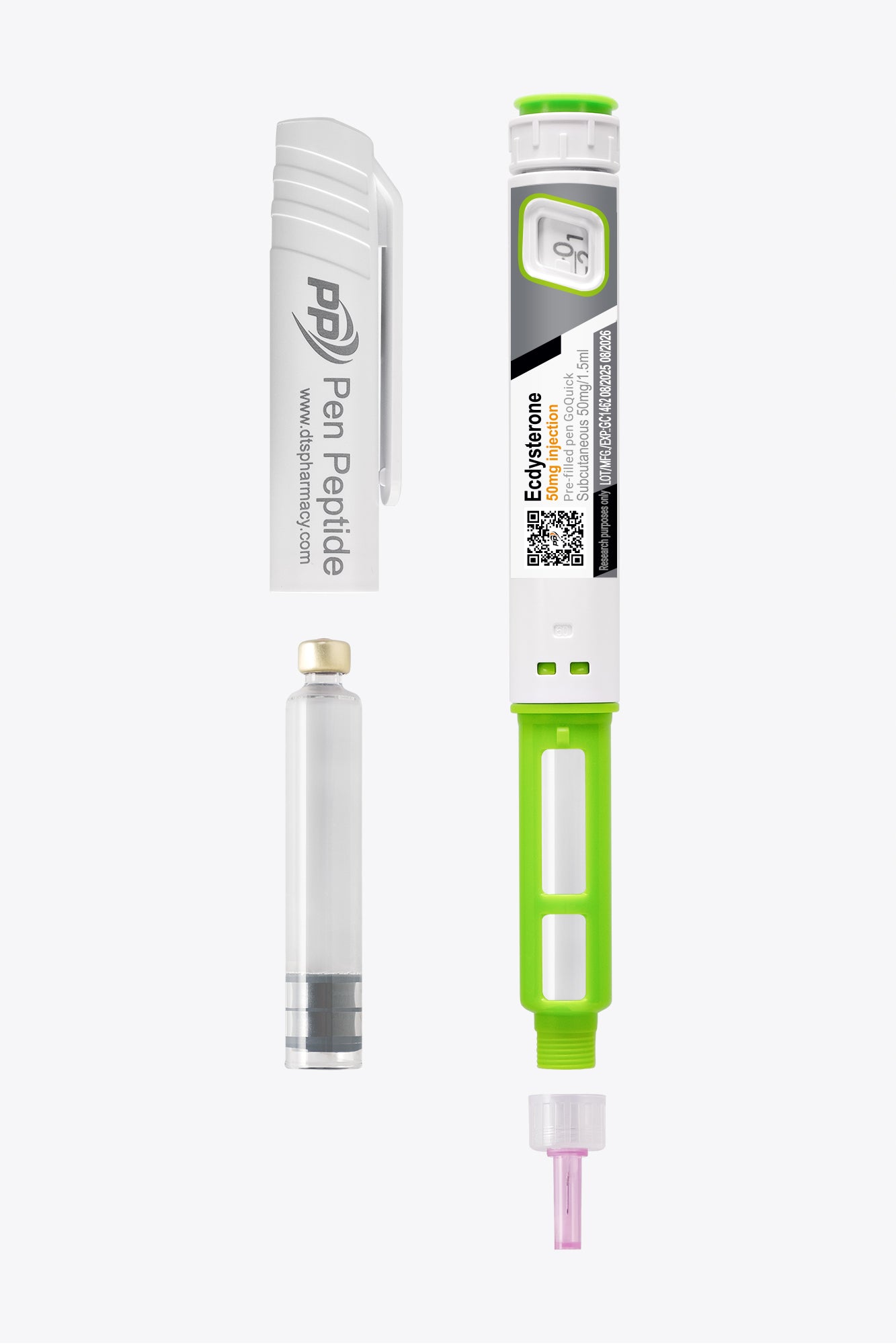 Екдистерон в писалка за подкожно инжектиране