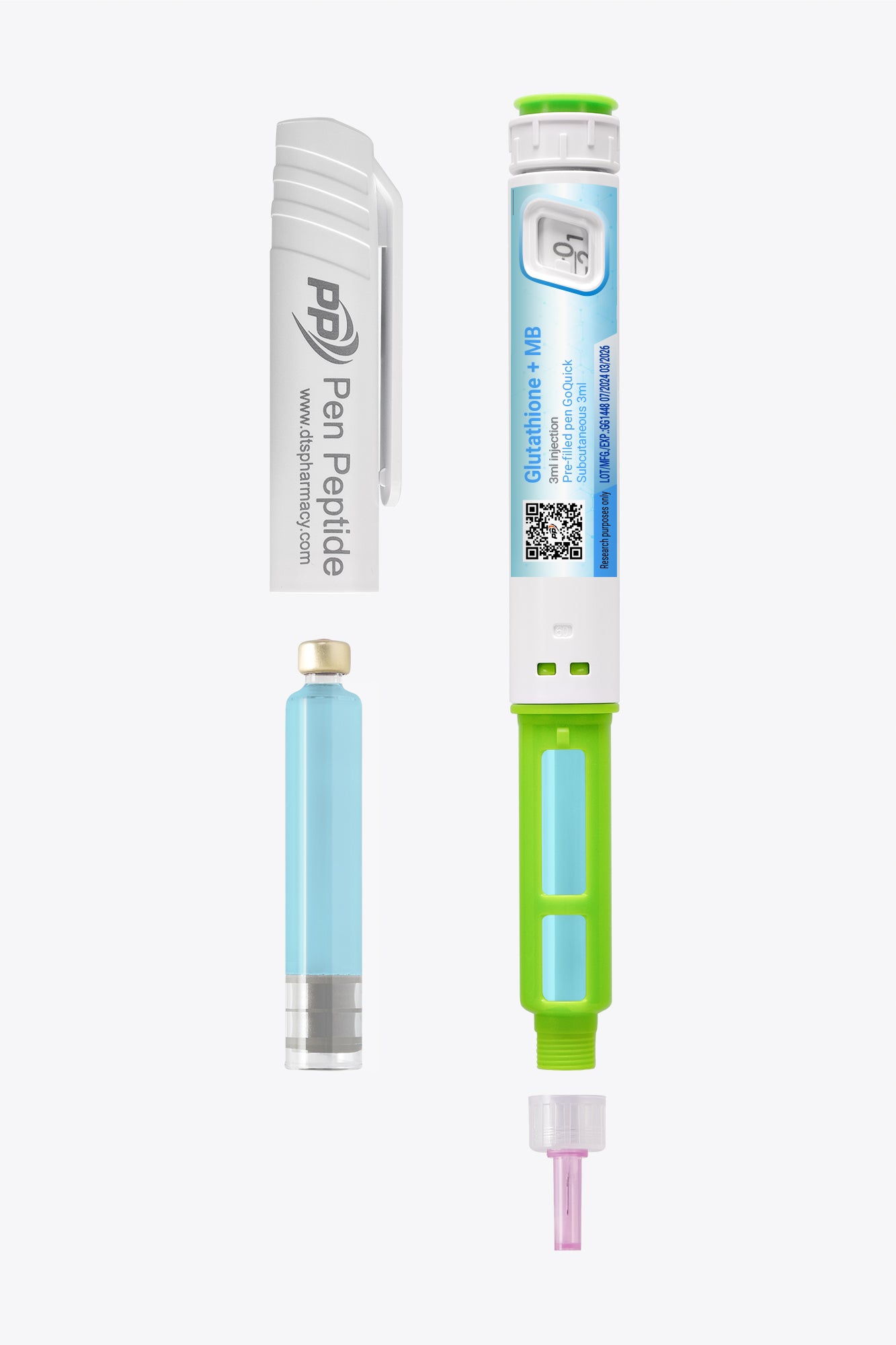 Gluthatione + Methylene Blue Pre-Mixed Pen