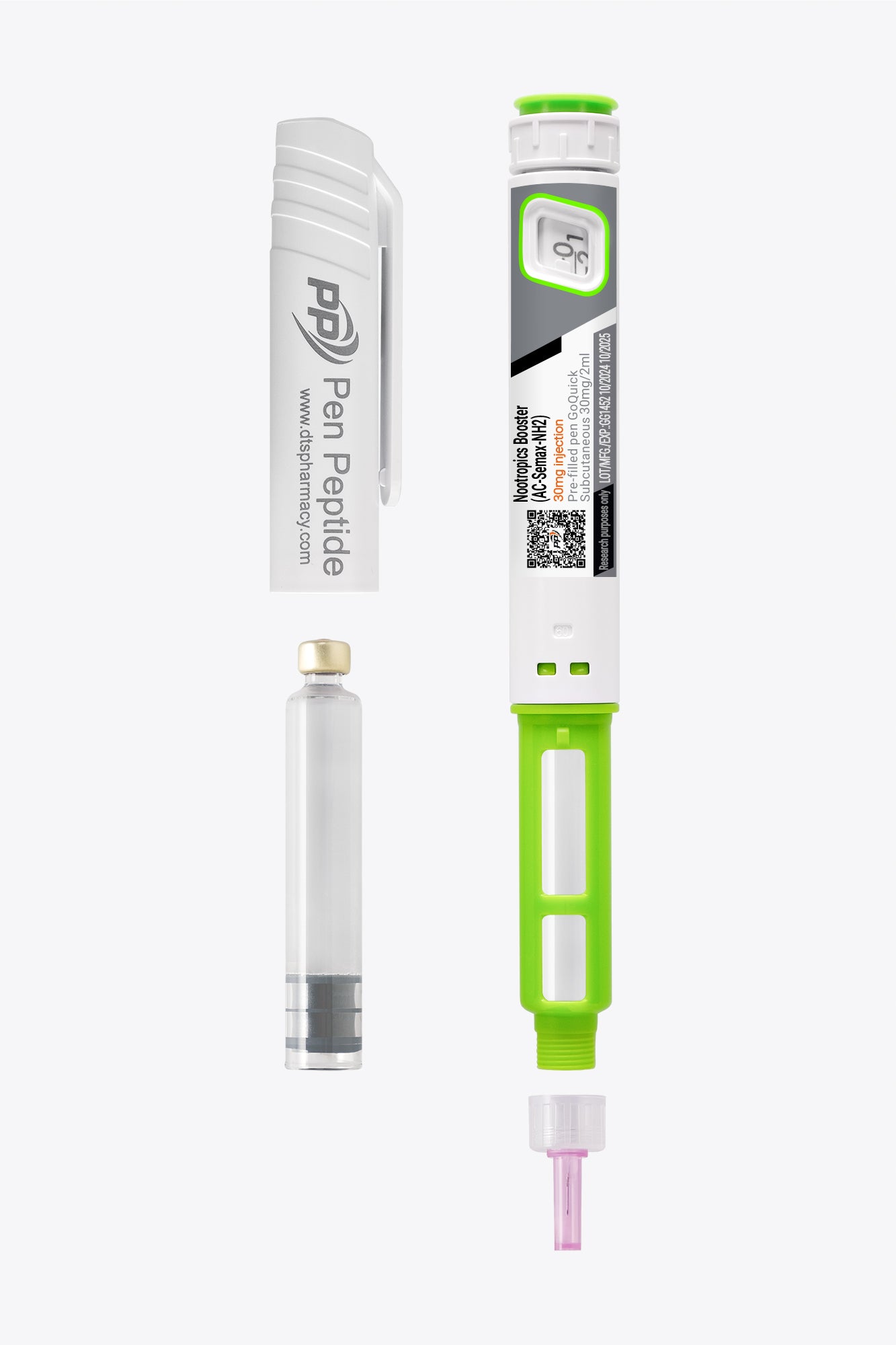 Пептид Nootropics Booster (ac-semax-nh2) в писалка