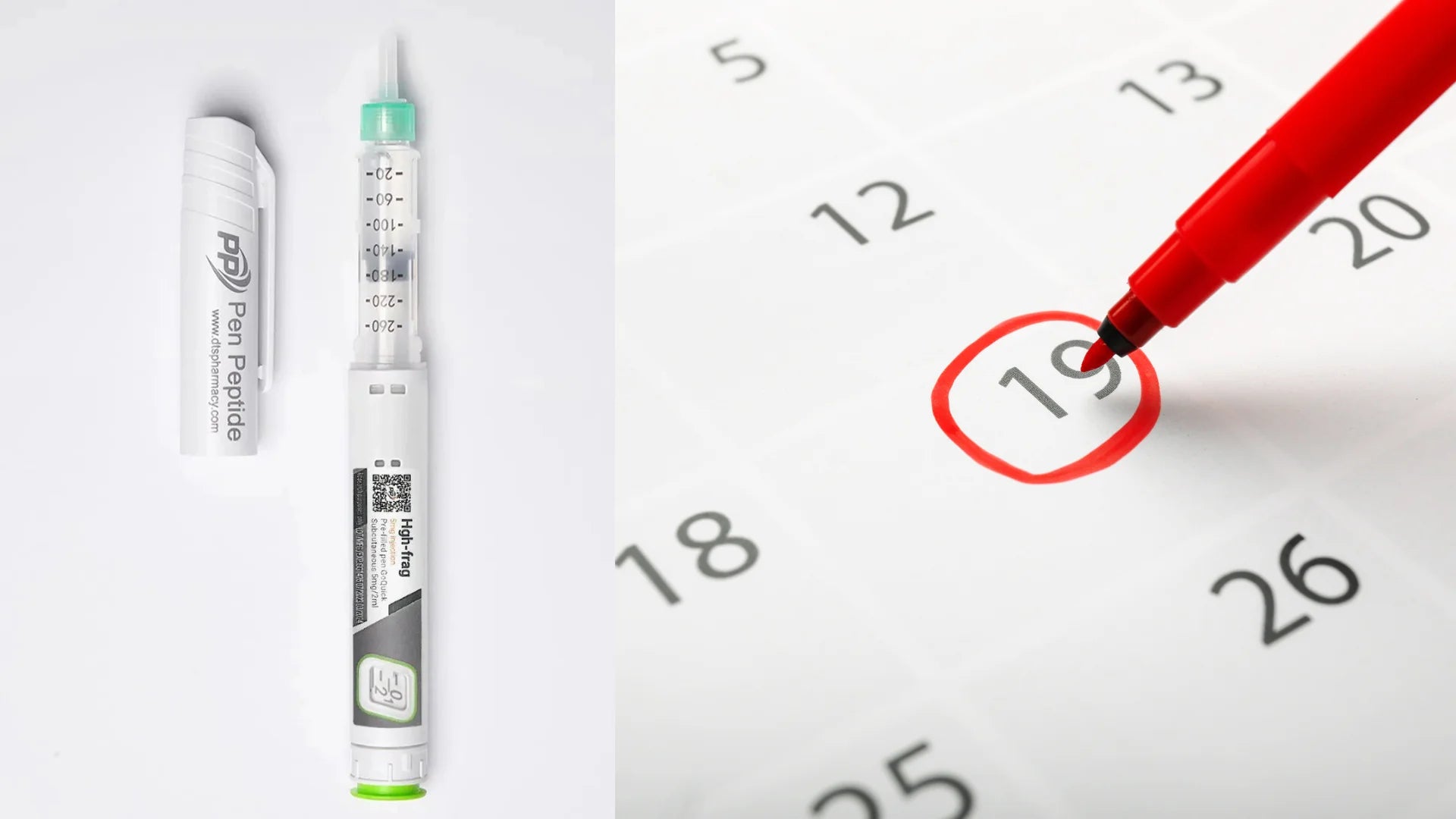 продължителността на цикъла с HGH Fragment 176 191 - Pen Peptide